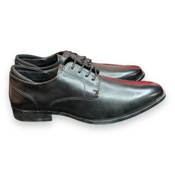 Bruno Marc Men Size 10.5 Leather Dress Formal Classic Lace-up Shoes - Picture 4 of 8